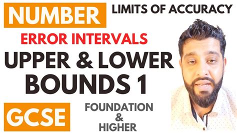 Upper And Lower Bounds Error Intervals Limits Of Accuracy YouTube