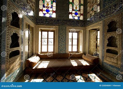 Turkey Sultan Room Details Inside Istanbul Palace Stock Photo - Image ...