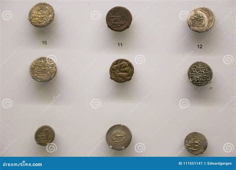 Ancient Coins At Georgian National Museum Tbilisi Editorial