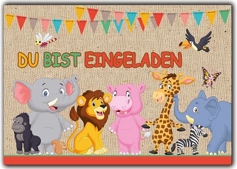 Pin Auf Kindergeburtstag Dschungel Dschungel Safari Party