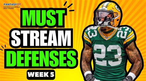 Must Start Defenses For Fantasy Football Week Youtube