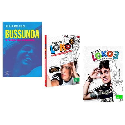 Kit Biografia Bussunda Eu Fico Loko Volumes Novos Lacrados