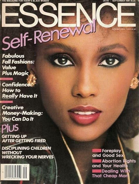 IMAN ABDULMAJID ESSENCE SEPTEMBER 1981 COVER Essence Magazine