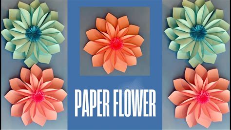 Beautiful Paper Flower Origami Flower Decoration DIY Paper Crafts