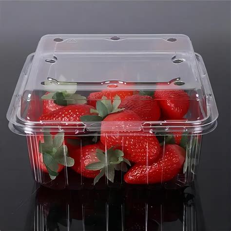 Disposable Transparent Hinged Takeout Pet Plastic Clamshell Packaging