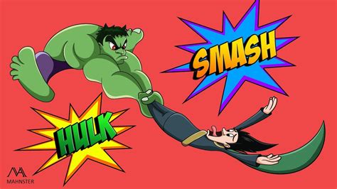 Hulk Smash Cartoon Picture - Solahino