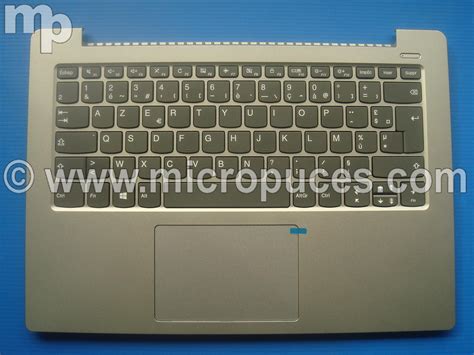 Plasturgie Du Dessus Clavier Azerty Pour Lenovo Ideapad S Gris