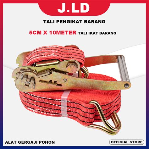 JLD Tali Rachet Tie Down Beban 2 Ton Tali Pengikat Barang 5cm X