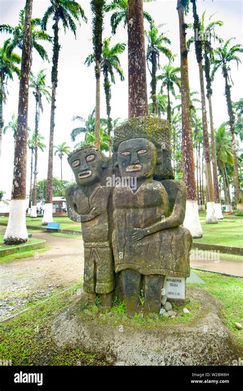 Costa Rcia Puerto Lim N Parque Vargas Estatuas Arte Costarricense