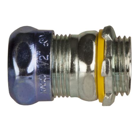 Raco 2946RT 4 EMT Raintight Compression Connector Uninsulated Steel