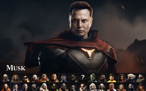 Elon Musk In Mortal Kombat Ai Generated Celebrity Mortal Kombat