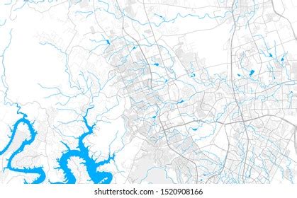 Rich Detailed Vector Area Map Conroe Stock Vector Royalty Free