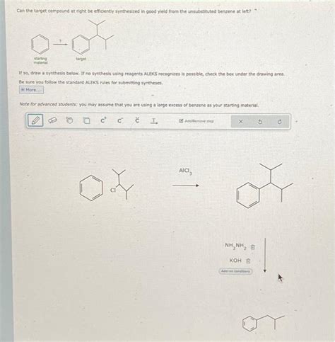 Solved Can The Target Compound At Right Be Efficiently Chegg