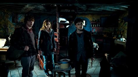 Harry, Ron and Hermione at the Lovegood house — Harry Potter Fan Zone