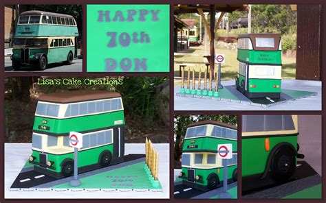 Double Decker Bus Cake Bus Cake Double Decker Bus Cake