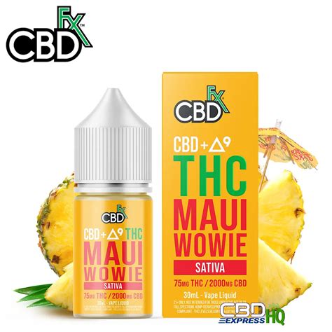 Cbdfx Full Spectrum Cbd Delta Vape Juice Maui Wowie Sativa