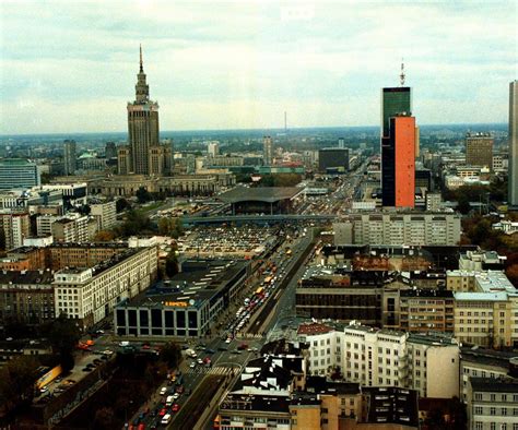 Warszawa w latach 90 Tak z góry wyglądało miasto przemian Warszawa