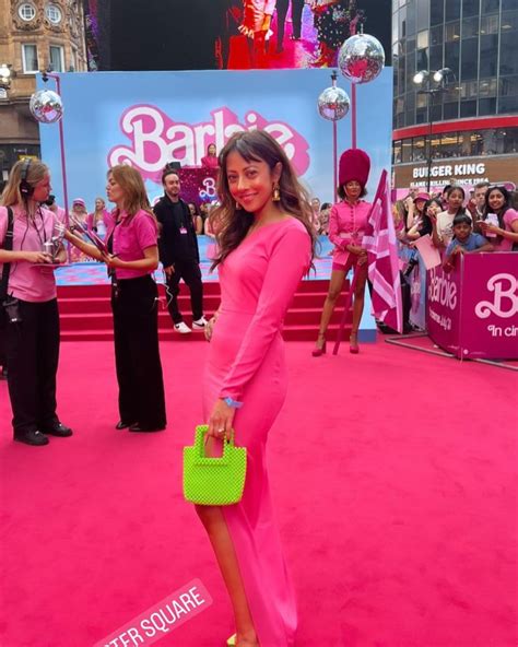 Ainy Jaffri Enjoys Glamorous Barbie Premiere In London