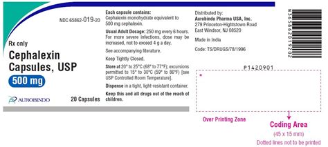 Cephalexin - FDA prescribing information, side effects and uses