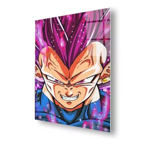 Cuadro Metalico Vegeta Ego Dragon Ball Arte Aluminio Meses sin interés