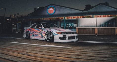Nissan Silvia S13 Drift Livery Team Clarity Gta5