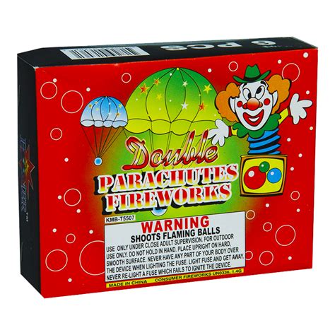 Double Night Parachute Powder Keg Fireworks