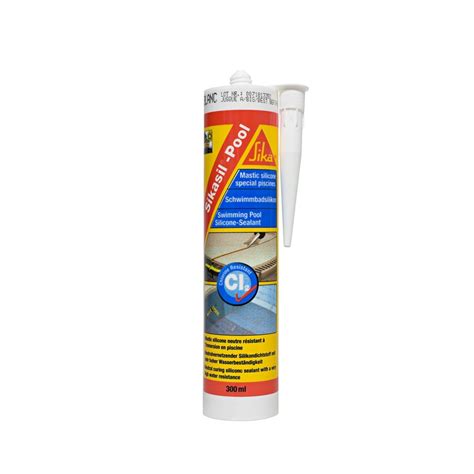 Sika 300ml Premium White Swimming Pool Silicone Sealant Bunnings
