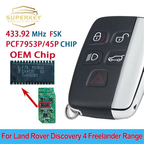 SUPERKEY 5 Buttons With OEM Shell Remote Smart Car Key 433MHz ID49 For