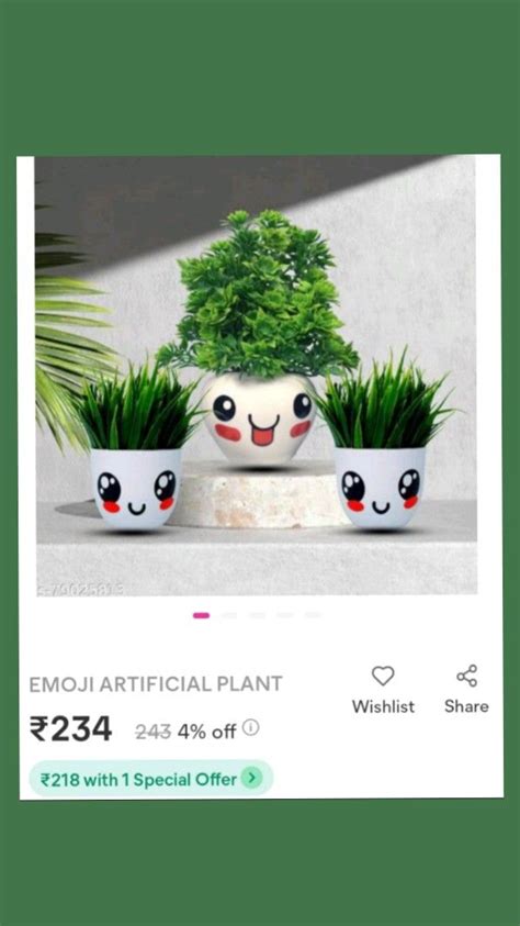 Artificial Plants From Meesho Under Rs Artificial Plants Green