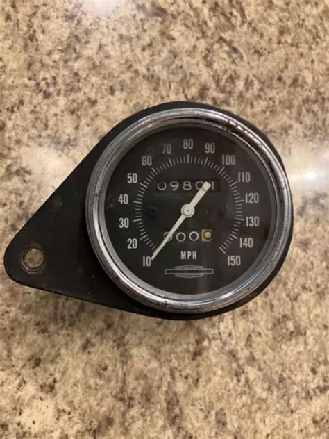 HARLEY DAVIDSON 1960S IRONHEAD SPORTSTER 150mph SPEEDOMETER XLCH XLH