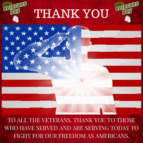 Thank You Veteransgive Thanks And Respect To Those Who Have Served And