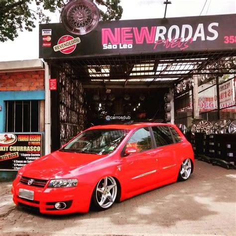 Fiat Stilo Rebaixado Com Rodas Volcano Rocket Aro 18