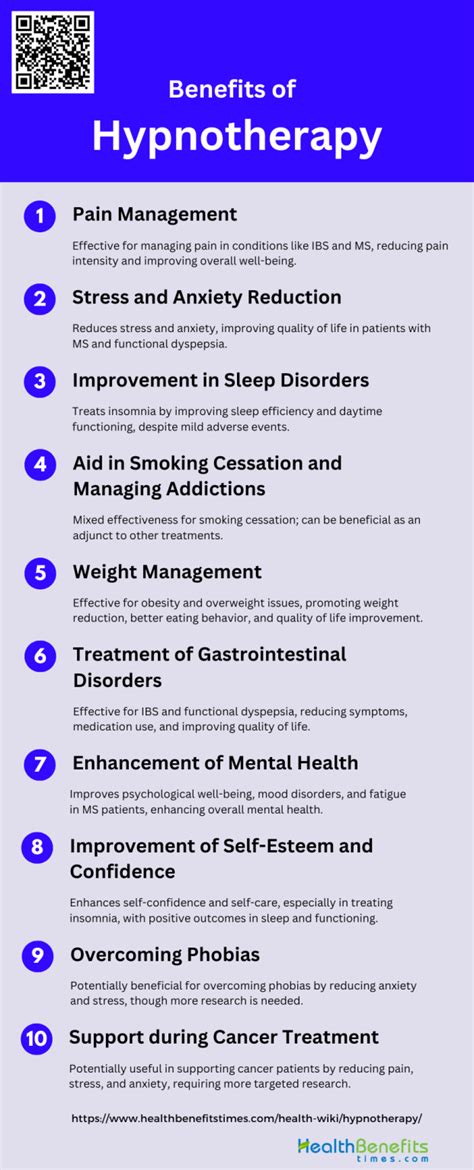 Benefits Of Hypnotherapy Health Benefits