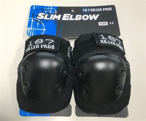 187 Killer Pads Slim Elbow Pads Black Refurbished Ebay