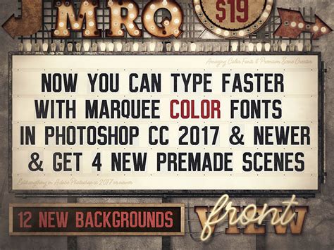 Marquee Letters Font