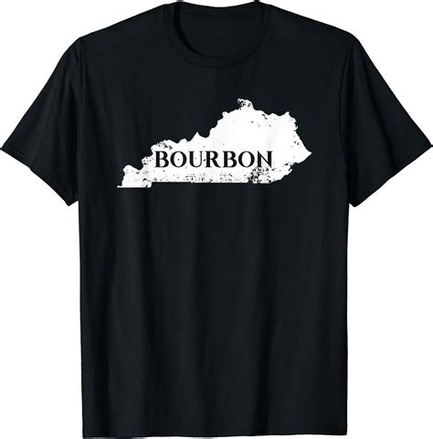 Kentucky Bourbon Tshirt Ky State Home Smooth Drink Tee Black X Large