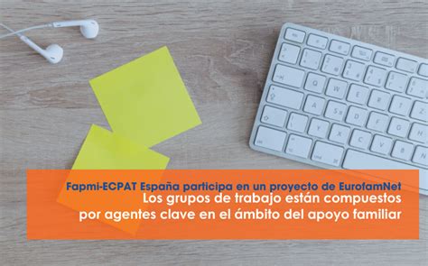 Fapmi Ecpat Espa A Participa En El Grupo De Trabajo Nacional De