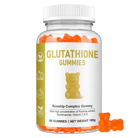 Glutathione Gummy Niacinamide Collagen Gummy Bears Collagen Gummy Bear