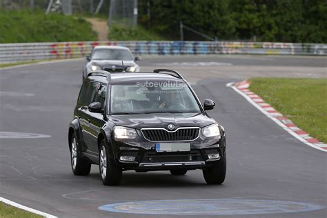 Spyshots 2016 Skoda Snowman 7 Seat Crossover Testing At Nurburgring As