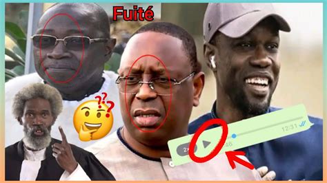 Urgent Les Badio Camara Macky Sall Fuité Bonne Nouvelle Sonko Dina