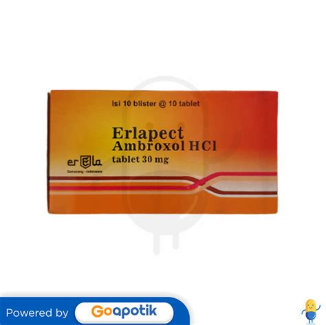 ERLAPECT 30 MG BOX 100 TABLET Kegunaan Efek Samping Dosis Dan