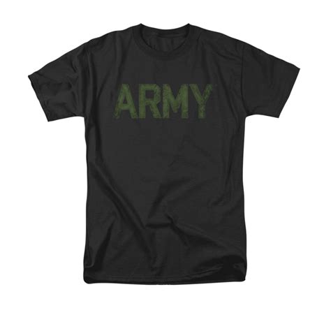 Army Shirt Green Logo Black T-Shirt - Army Green Logo Emblem Military ...