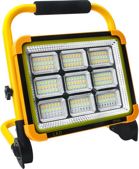 OUSIDE Projecteur LED Rechargeable Projecteur LED Chantier Avec 10500