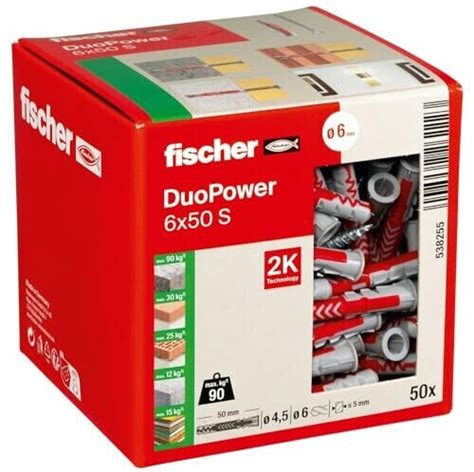 Fischer Duopower 6x50 S LD 2 Komponenten Dübel 538255 ab 11 63