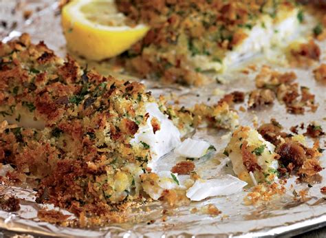 Oven Baked Fish With Herbed Breadcrumbs — Eat This Not That