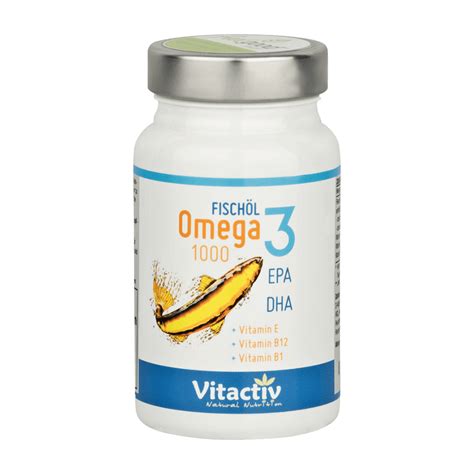 Fish Oil Omega 3 1000 Mg And Vitamins Capsules With Epa And Dha