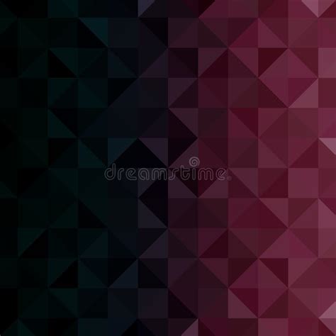 Colorful Abstract Pixel Background Triangular Pixelation Stock