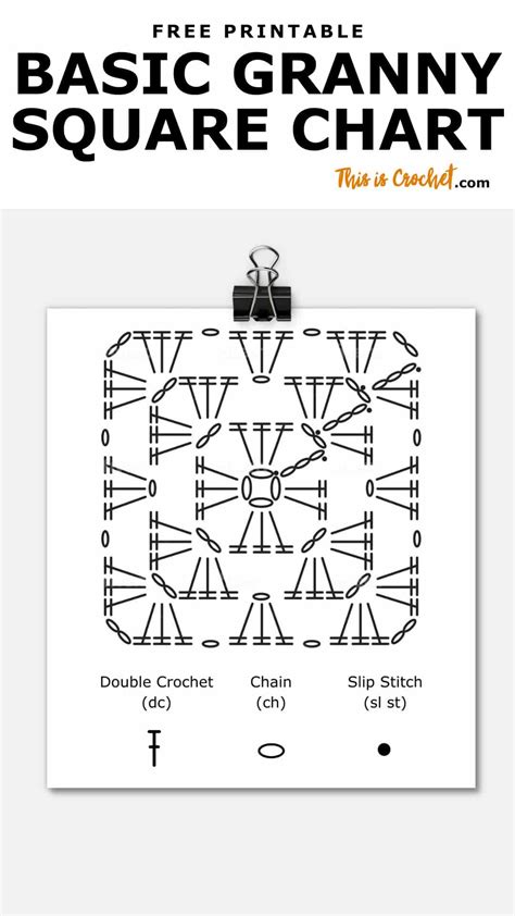 Crochet Granny Square Diagram Diagrams Crochet Flower Kingdo