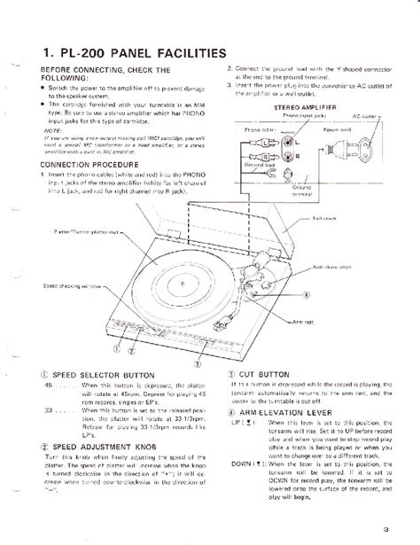 Pioneer Pl 200 Turntable Service Manual Pdf Viewdownload Page 3