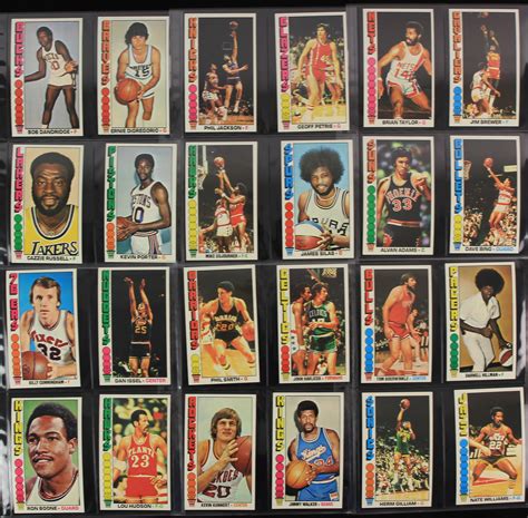 Lot Detail Topps Basketball Trading Cards Complete Set Of